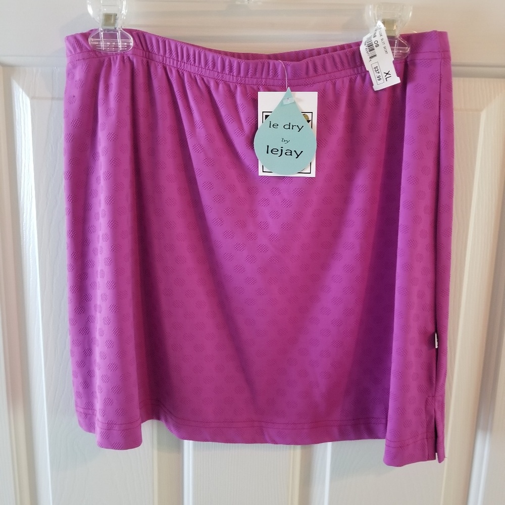 lejay TENNIS SKIRT NWT Purple Size XL